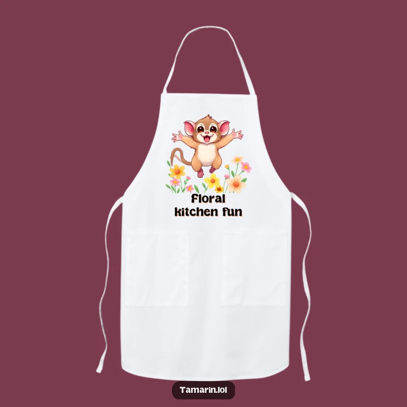 Funny Tamarin Apron: Floral Fun Kitchen, Hilarious Gift for Cooks
