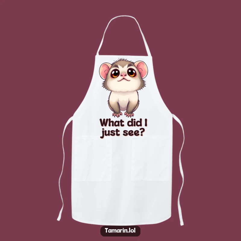 Funny Tamarin Apron: Kitchen Curious Monkey Chef Gift
