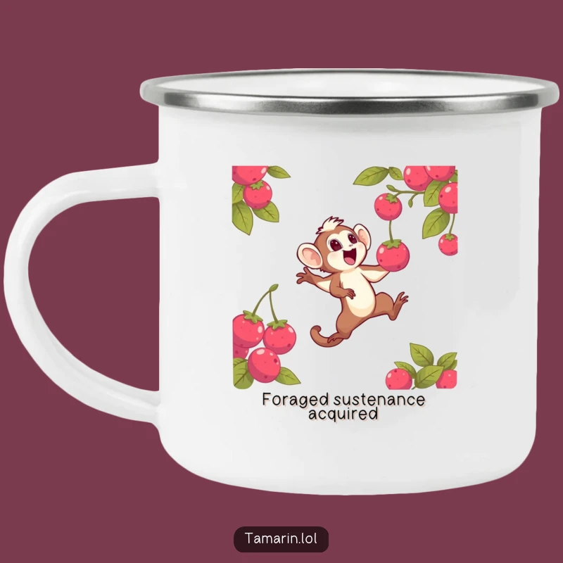 Funny Tamarin Campfire Mug: Enjoy Hot Drinks with This Hilarious Primate's Berry Leap