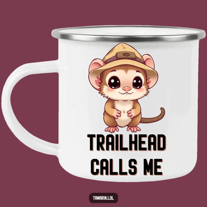 Funny Explorer Tamarin Camping Mug: Your Hilarious Adventure Companion