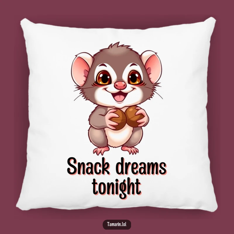 Funny Tamarin Grin Pillow: Cozy Mischief Buddy - Soft & Hilarious Gift for Comfort