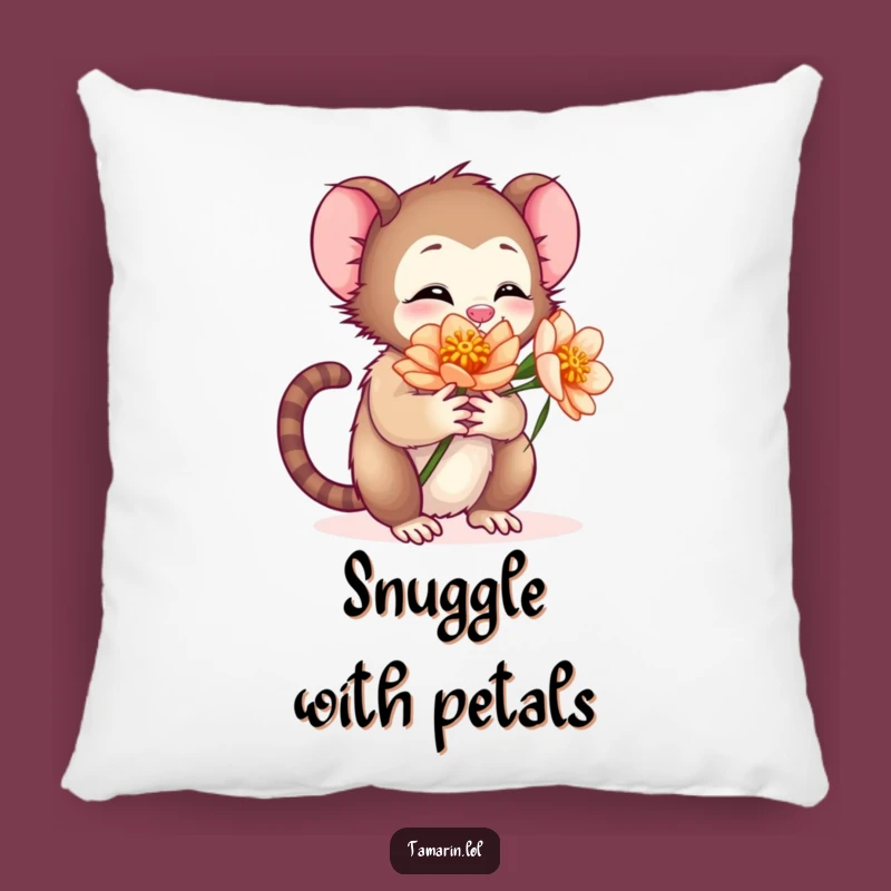 Comfy Funny Tamarin Pillow: Huggable Nature Vibes - Perfect Gift!