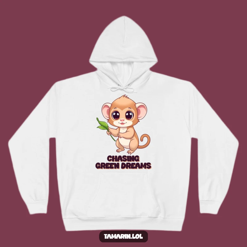 Cozy Funny Wide-Eyed Tamarin Hoodie: Warmth and Wonder, Perfect Funny Gift!
