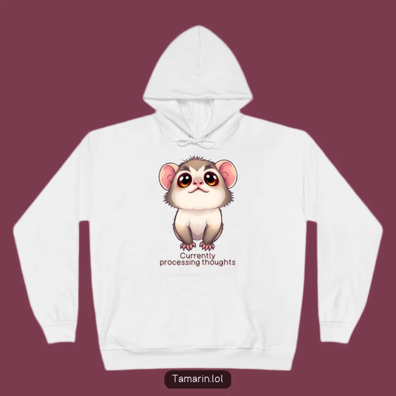 Funny Tamarin Hoodie: Cozy Curious Monkey Sweatshirt for Gift