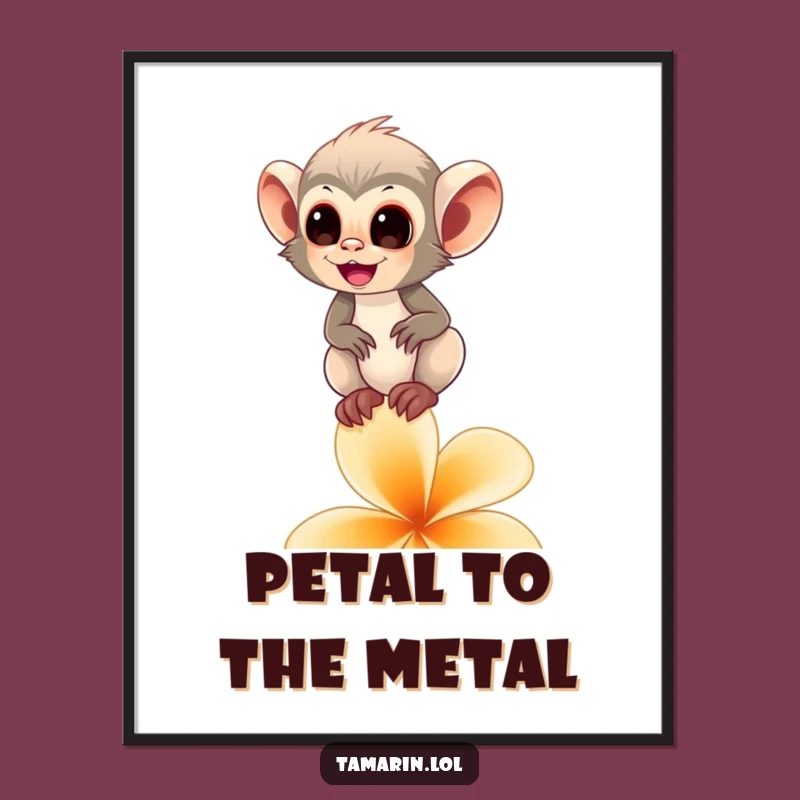 Free Printable Balancing Monkey Wall Art - Funny Whimsical Downloadable Decor