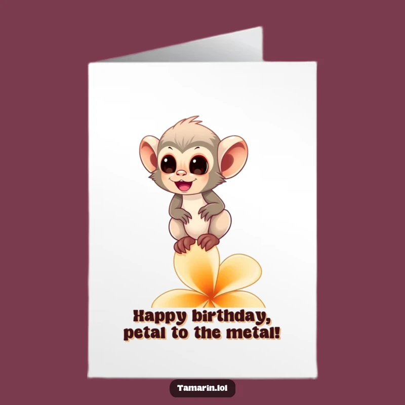Free Printable Balancing Monkey Birthday Card - Funny Downloadable Gift