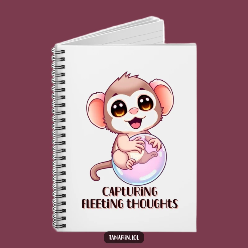Funny Tamarin Bubble Ride Notebook: Jot Down Your Whimsical Ideas!