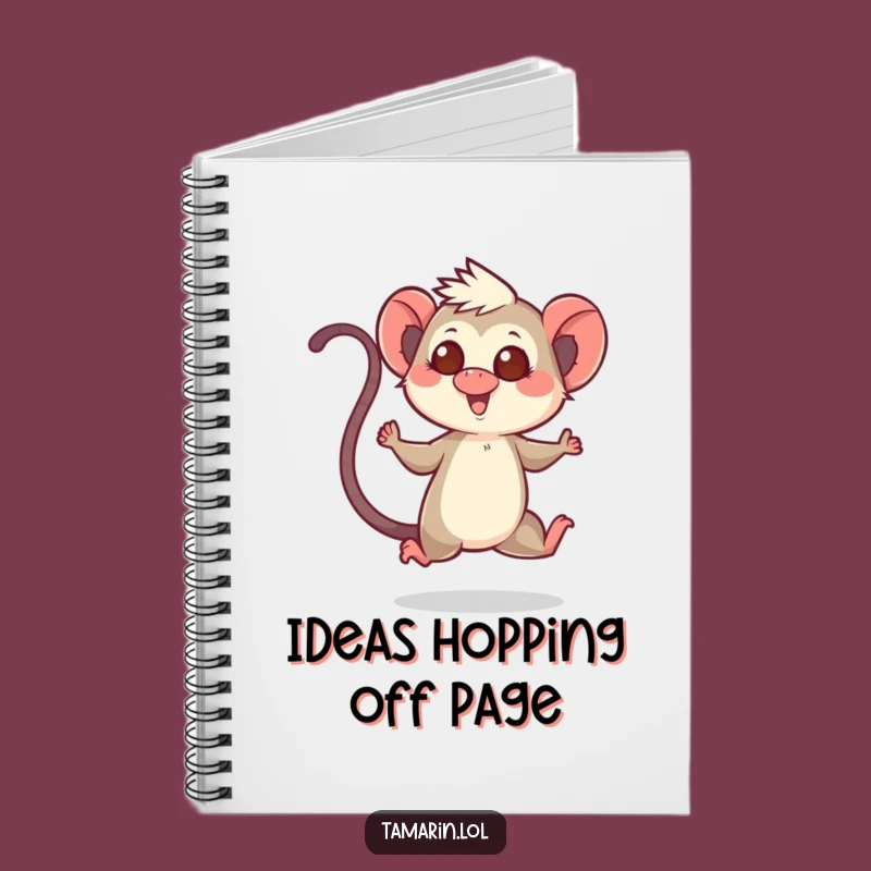 Funny Tamarin Hop Journal - Hilarious Notebook for Cheerful Ideas Gift