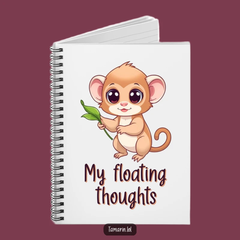 Funny Wide-Eyed Tamarin Notebook: Capture Your Wonders, Perfect Funny Gift!