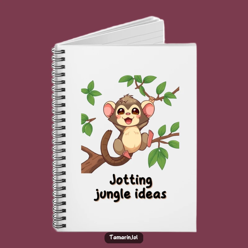 Funny Tamarin Notebook: Swinging Primate Journal, Perfect Funny Gift for Writers