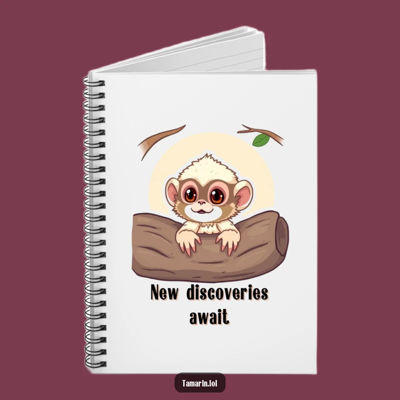 Funny Curious Tamarin Monkey Notebook: Jot Down Your Wild Ideas