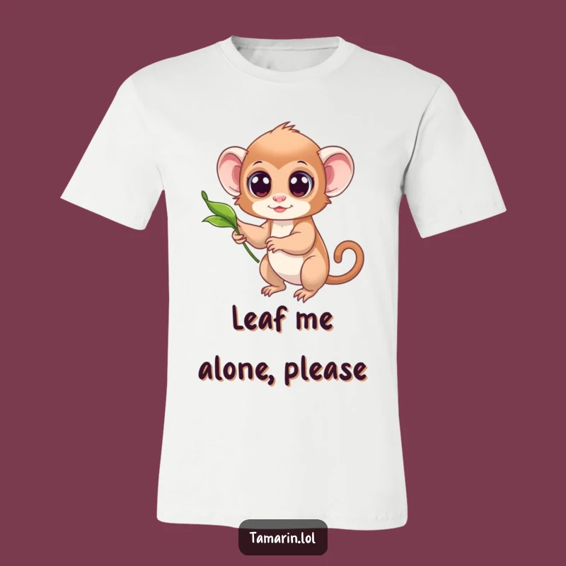 Funny Wide-Eyed Tamarin T-Shirt: Gentle Pursuit of Nature, Great Funny Gift!