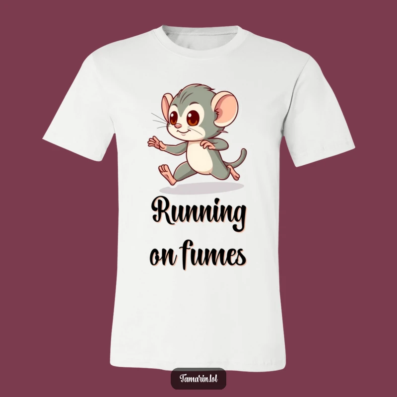 Funny Tamarin T-Shirt: Energetic Dash Design, Ideal Funny Gift for Speed Demons!